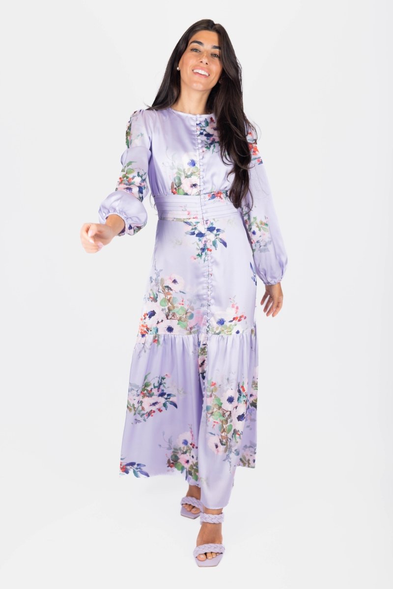 Valentina Dress (Lavender) - Glamourous Grace