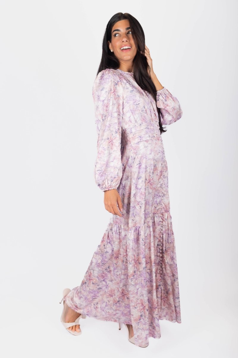Valentina Dress (Light Peach) - Glamourous Grace