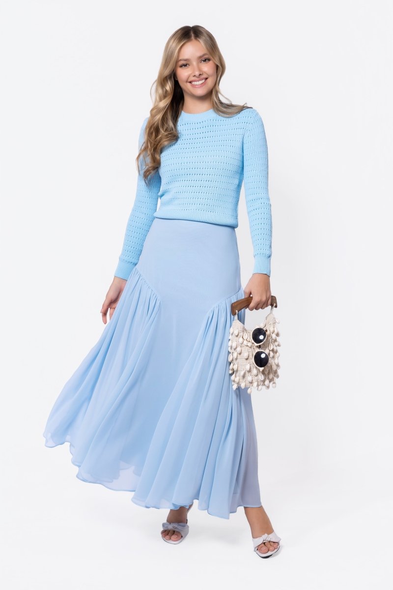 Vega Skirt (Light Blue) - Glamourous Grace