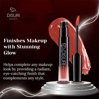 DISURI Beauty Glossy Blast Lip Gloss - Coral Rose (M32)
