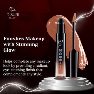 DISURI Beauty Glossy Blast Lip Gloss - Light Sauce (M52)
