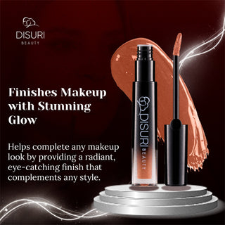 DISURI Beauty Glossy Blast Lip Gloss - Cafe Con Leche (M48)