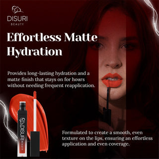 DISURI Beauty Liquid Lipstick - Blood Orange (2)
