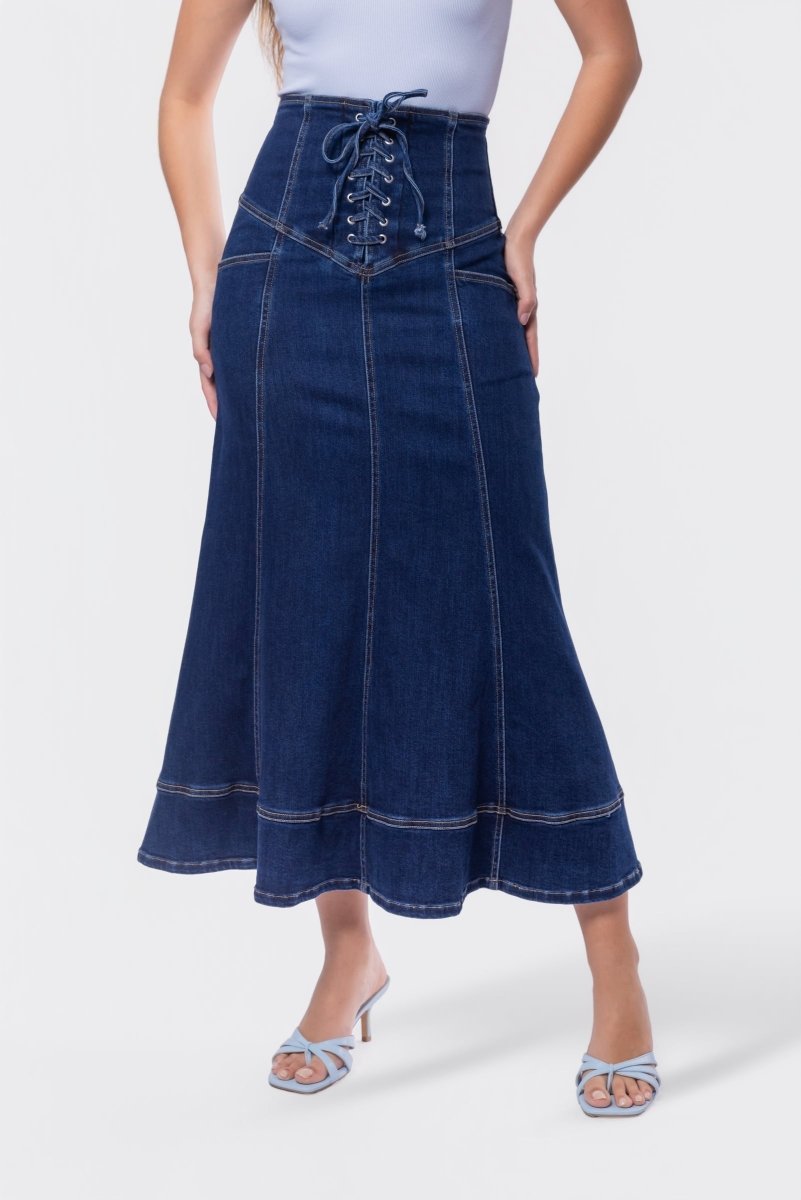 Vera Skirt (Dark Blue) - Glamourous Grace