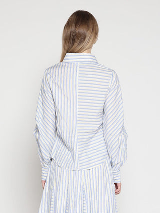 Vertical and Horizontal Striped Shirt