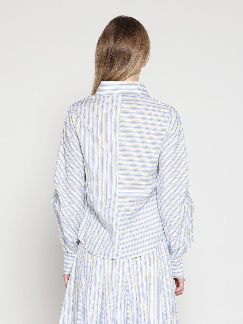 Vertical and Horizontal Striped Shirt