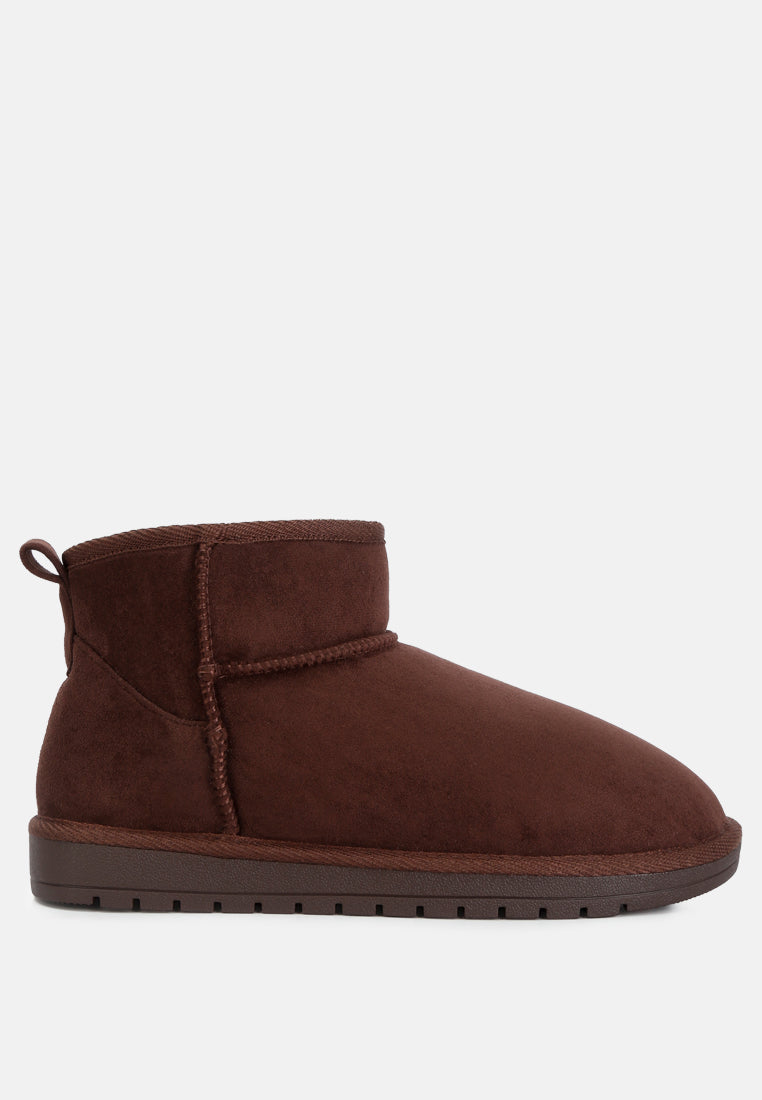 Vesper High Ankle Flat Winter Boots - Glamourous Grace