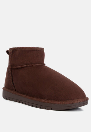Vesper High Ankle Flat Winter Boots - Glamourous Grace