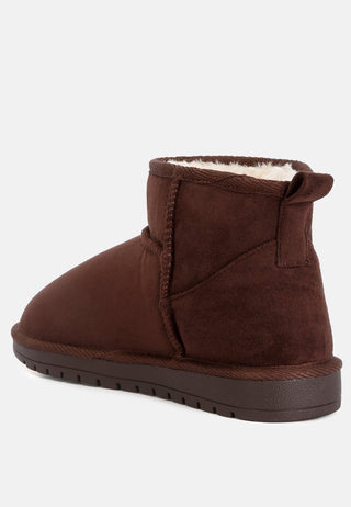 Vesper High Ankle Flat Winter Boots - Glamourous Grace