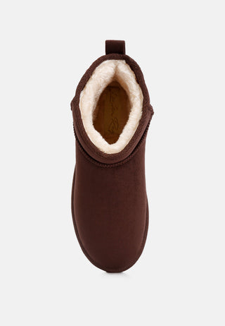 Vesper High Ankle Flat Winter Boots - Glamourous Grace