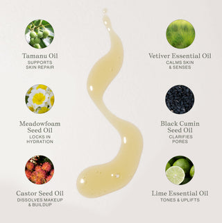 Vetiver Illuminating Oil Cleanser - Glamourous Grace