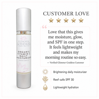 Organic Vitamin C Daily Moisturizer SPF 30 – Brightening Formula