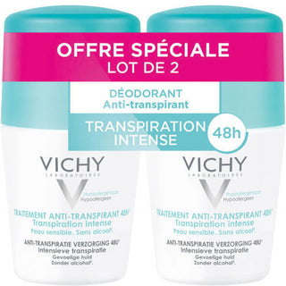 Vichy Anti-Transpirant Sensitive Skin Roll-On Set of 2