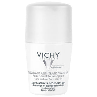 Vichy 48H Anti-Perspirant Roll-On Deodorant for Sensitive Skin