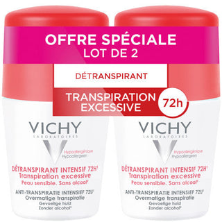 Vichy Déodorant Bille 72H Détranspirant Intensif Set of 2