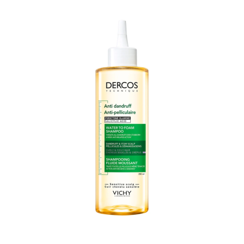 Vichy Dercos Anti-Dandruff Foaming Fluid Shampoo for Curly Hair