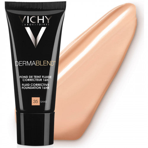 Vichy Dermablend Corrective Fluid Foundation Shade 35 Sand