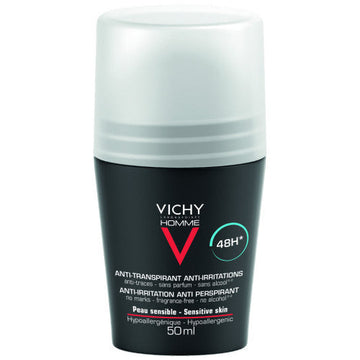 Vichy Homme 48H Anti-Perspirant Roll-On Sensitive Skin