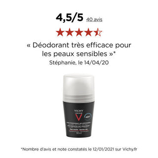 Vichy Homme 48H Anti-Perspirant Roll-On Sensitive Skin