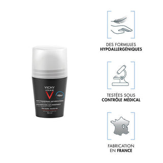 Vichy Homme 48H Anti-Perspirant Roll-On Sensitive Skin