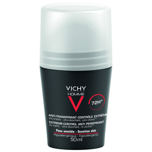 Vichy Homme 72H Anti-Perspirant Roll-On Deodorant