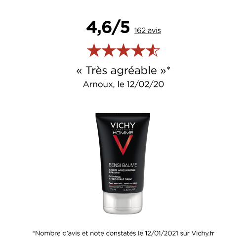 Vichy Homme Sensi-Baume After-Shave Balm for Sensitive Skin