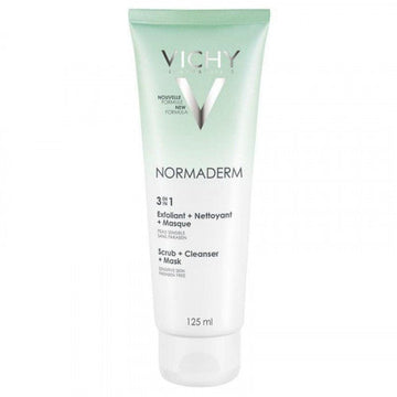 Vichy Normaderm 3-in-1 Cleanser, Exfoliator & Purifying Mask