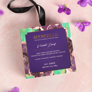 Violet Leaf | Boxed Flower - Glamourous Grace
