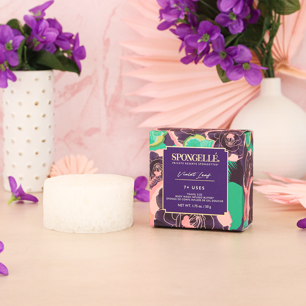 Violet Leaf | Spongette - Glamourous Grace