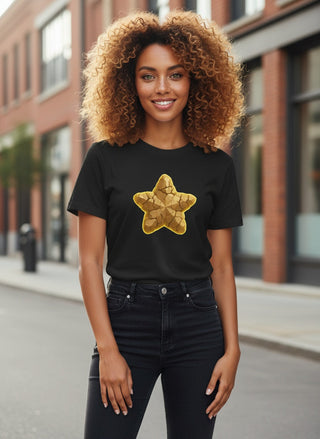 Shattered Glow Rockstar Cotton T-Shirt
