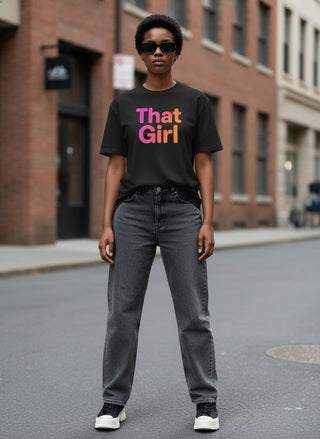That Girl Garment Dyed Heavyweight Cotton T-Shirt