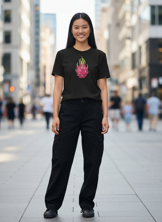 Passion Fruit Glow Cotton T-Shirt