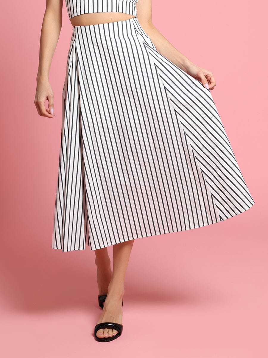 Vitalis Stripes Skirt - Glamourous Grace
