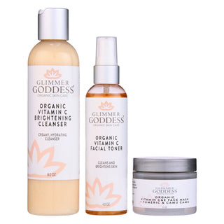 Vitamin C Brighter Skin 3-Step Cleansing Kit - Glamourous Grace
