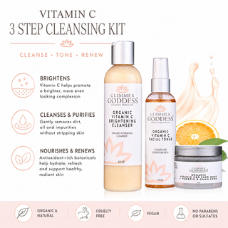 Vitamin C Brighter Skin 3-Step Cleansing Kit - Glamourous Grace