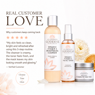 Vitamin C Brighter Skin 3-Step Cleansing Kit - Glamourous Grace