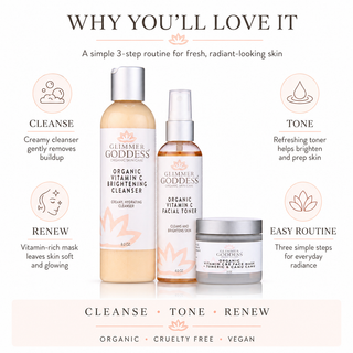 Vitamin C Brighter Skin 3-Step Cleansing Kit - Glamourous Grace