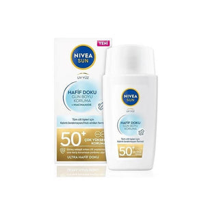 Nivea Facial Sunscreen SPF 50+ - Lightweight, Non-Greasy Face Protection for All Skin Types - Glamourous Grace