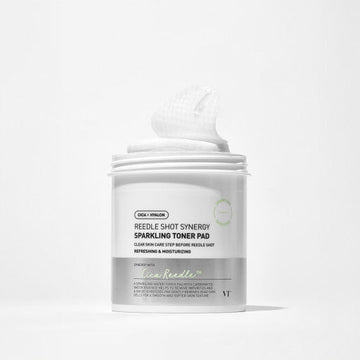 VT Reedle Shot Synergy Sparkling Toner Pad 80ea / 200ml - Glamourous Grace