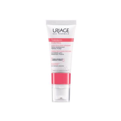 Uriage Tolederm Control Fresh Soothing Eye Care Cream for Sensitive Skin - 0.51 fl oz, Fragrance-Free & Natural - Glamourous Grace