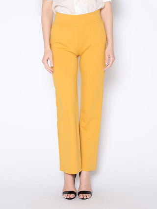 Waist Band Stretched Fitted Pants