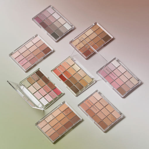 WAKEMAKE Soft Blurring Eye Palette 14g (17colors)
