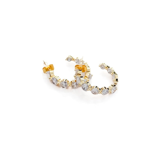 Darling Delight Hoop Earrings - WATERPROOF - Glamourous Grace