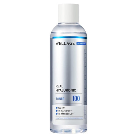 WELLAGE Real Hyaluronic 100 Toner 200ml - Glamourous Grace