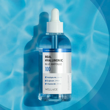 WELLAGE Real Hyaluronic Blue Ampoule 100 100ml - Glamourous Grace