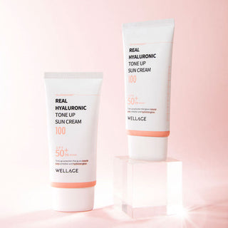 WELLAGE Real Hyaluronic Tone-up Sun Cream SPF50+ PA++++ 50ml