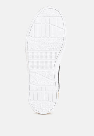 Welsh Panelling Detail Sneakers