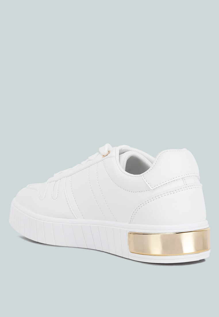 Welsh Panelling Detail Sneakers - Glamourous Grace