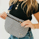 Woven Checkered Navy