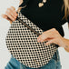Woven Checkered Black